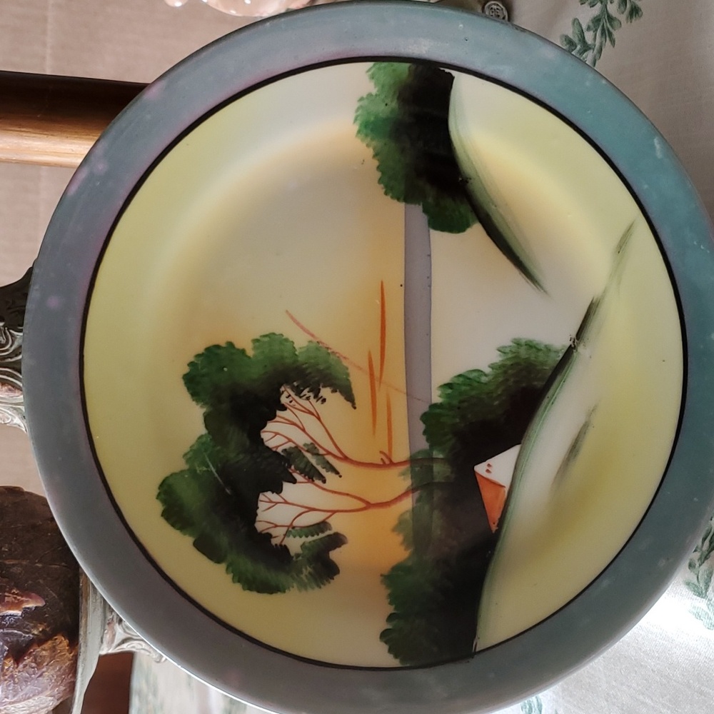 LUSTERWARE MADE IN JAPAN PORCELAIN SALAD PLATE